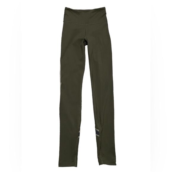 Lululemon Size 2 Run Crew Tight *28" Dark Olive Leggings - Picture 7 of 13